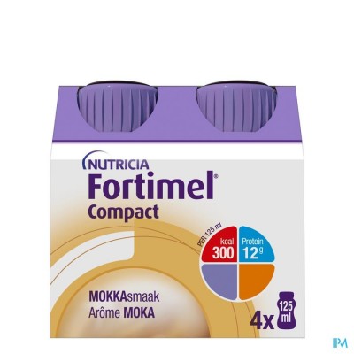 Fortimel Compact Mokka Flesjes 4x125 ml