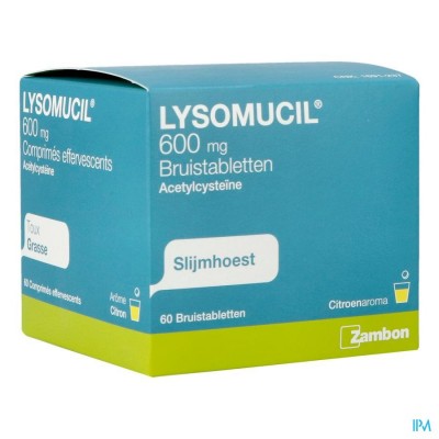 Lysomucil 600 Bruistabl. 60 X 600mg