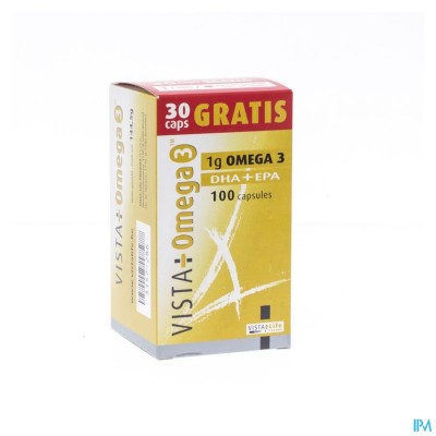 Vista Omega 3 Caps 70+30 Gratis Promo