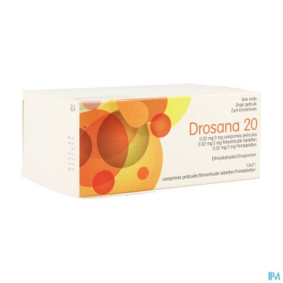 Drosana 20 0,02mg/3mg Filmomh Tabl 13 X 21