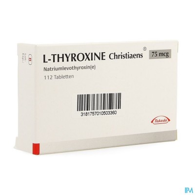 l Thyroxine Christiaens Comp 112x0,075mg