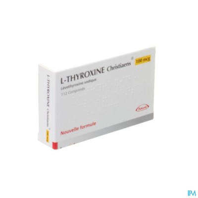 l Thyroxine Christiaens Comp 112x0,100mg