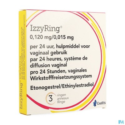 Izzyring 0,120mg/0,015mg 24u Vaginale Ring 3