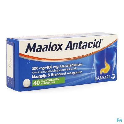 Maalox Antacid 200/400 Comp 40