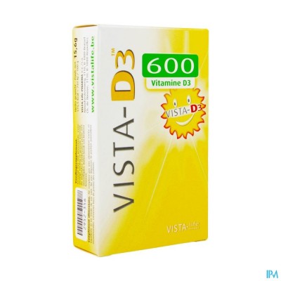 Vista D3 600 Adult Smelttabletten 120 Verv.2698108