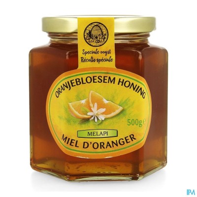 Melapi Honing Oranjebloesem 500g 3049 Revogan