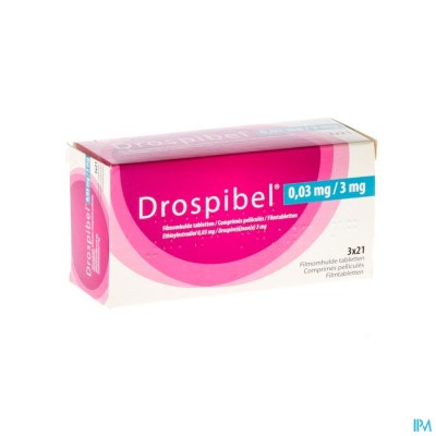 Drospibel 0,03mg Omhulde Tabl 3 X 21