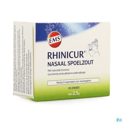 Rhinicur Nasaal Spoelzout Zakje 20x2,5g