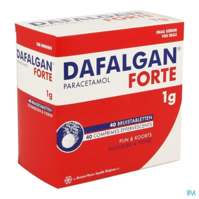 Dafalgan Forte 1g Bruistabletten 40