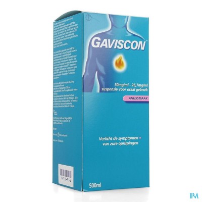 Gaviscon Anijs Susp Buv 500ml
