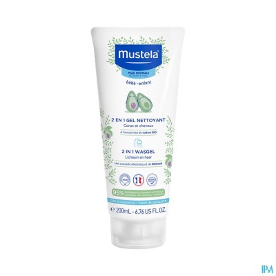 Mustela Pn 2in1 Wasgel 200ml Nf