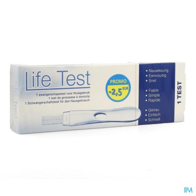 Lifetest Zwangerschapstest Stick 1 -2,5€ Promo