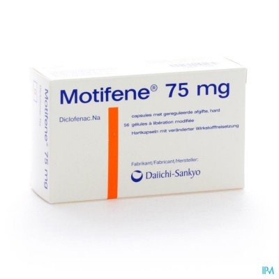 Motifene Caps 56 X 75mg