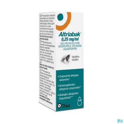 Altriabak 0,25mg/ml Oogdruppels Fl 5ml