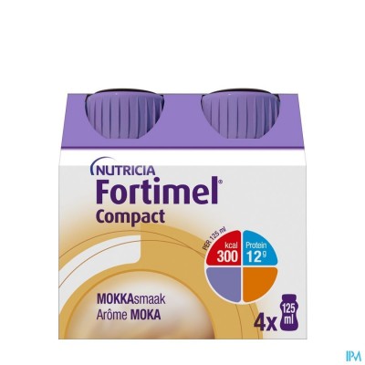 Fortimel Compact Mokka Flesjes 4x125 ml