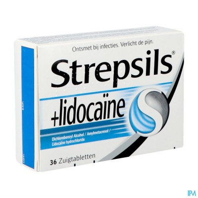 Strepsils + Lidocaine Past 36