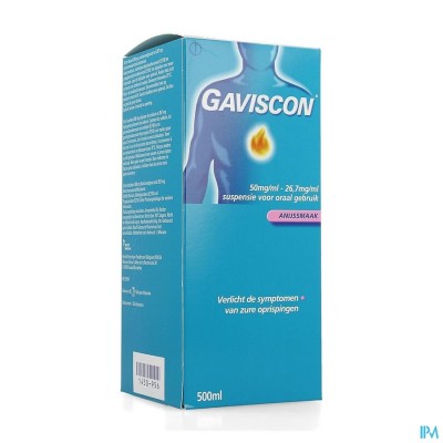 Gaviscon Anijs Susp Buv 500ml