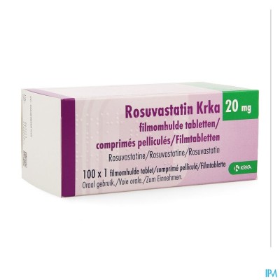 Rosuvastatin Hcs 20mg Filmomh Tabl 100