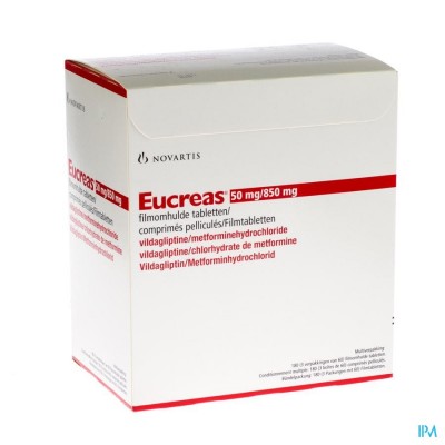 Eucreas 50mg/ 850mg Filmomh Tabl 180