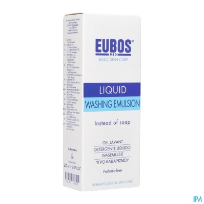 Eubos Zeep Vloeibaar Blauw N/parf 200ml