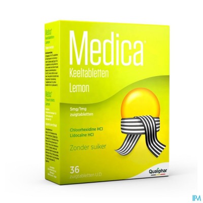 Medica Keeltabletten Lemon 36 zuigtabletten