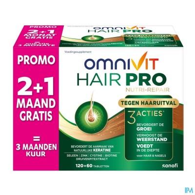 Omnivit Hair Pro Nutri Repair             Comp 180