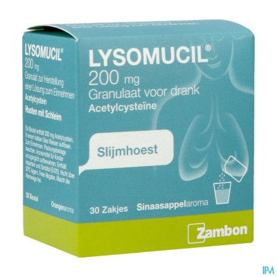 Lysomucil 200 Gran Sach 30 X 200mg