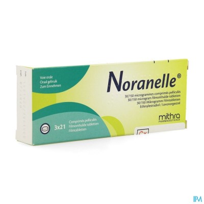 Noranelle 30/150mcg Filmomh Tabl 3 X 21