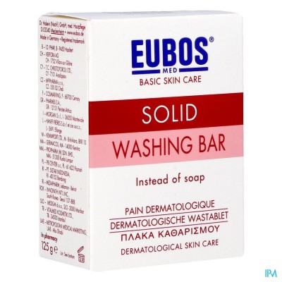 Eubos Compact Zeep Dermato Roze Parf 125g
