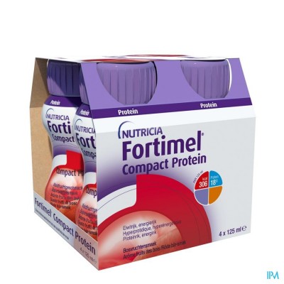 Fortimel Compact Protein Bosvruchten Flesjes 4x125 ml