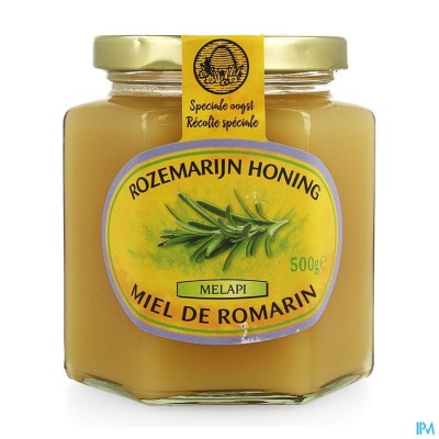 Melapi Honing Rozemarijn Zacht 500g 5532 Revogan