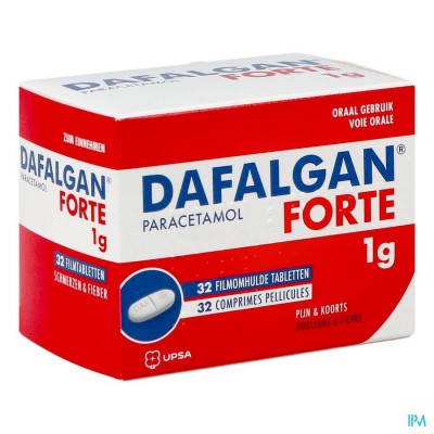 Dafalgan Forte Droog 1g Tabl 32