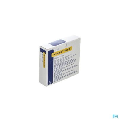 Actrapid Penfill 100 Iu/ml 5 X 3,0ml