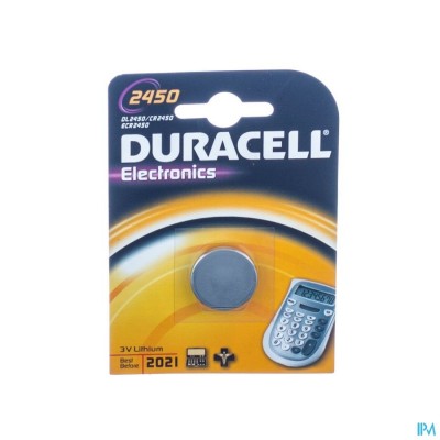 Duracell Dl/cr 2450 Diam24mm Ep50mm