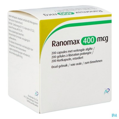 Ranomax Apotex 400mcg Caps 200 X 400 Mcg
