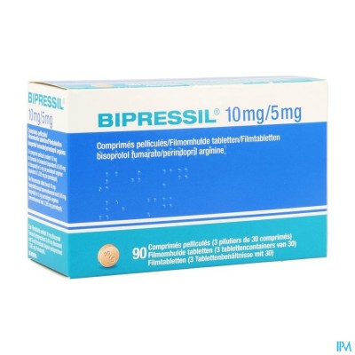 Bipressil 10mg/ 5mg Filmomh Tabl 90