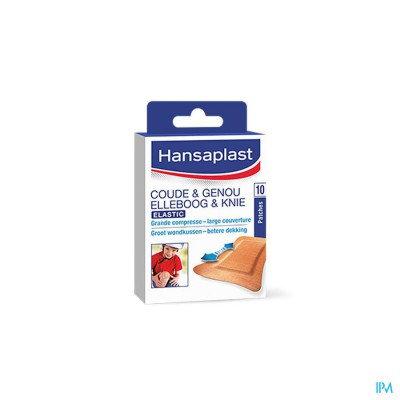 Hansaplast Elastic Elleboog&knie Patch 10