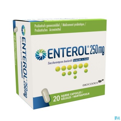 Enterol 250mg Caps Harde Dur 20 X 250mg