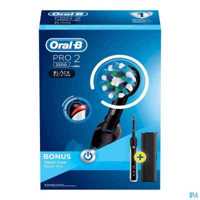 Oral B Pro 2500 Cross Action Black