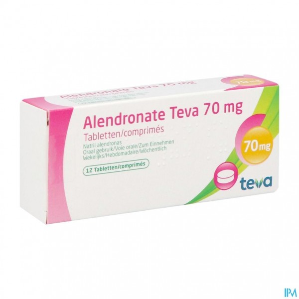 Alendronate Teva 70mg Comp 12 X 70mg