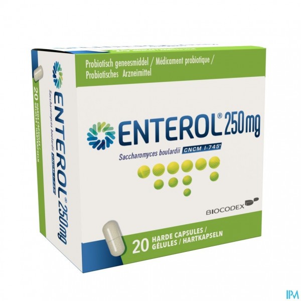 Enterol 250mg Caps Harde Dur 20 X 250mg